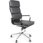 Kancelářské židle v šedé barvě v elegantním stylu z polyuretanu 