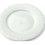 Dezertní talíře v bílé barvě s průměrem 19 cm 