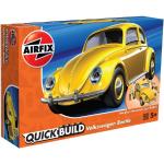 Airfix Quick Bulid J6023 Volkswagen Beetle. Žlutý