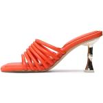Dámské Kožené pantofle Aldo v oranžové barvě z koženky ve velikosti 38 veganské ve slevě 