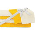 Ručníky v žluté barvě z bavlny ve velikosti 70x130 6 ks v balení 