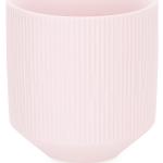 Svícny v růžové barvě v moderním stylu z keramiky o velikosti 9 cm 