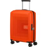 Kufry na kolečkách American Tourister v oranžové barvě v elegantním stylu na čtyřech kolečkách o objemu 40 l 
