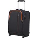 Textilní kufry American Tourister v šedé barvě z látky o objemu 28 l 