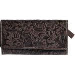 Pánské Kožené peněženky v hnědé barvě v elegantním stylu ze syntetiky 