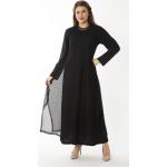 Dámské Maxi šaty v černé barvě z polyesteru ve velikosti XXL ve slevě plus size 