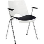 Kancelářské židle Antares v šedé barvě v minimalistickém stylu z plastu 