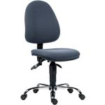 Kancelářské židle Antares v šedé barvě s kolečky 
