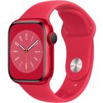 Chytré hodinky Apple Watch v červené barvě GPS vhodné na Sport 