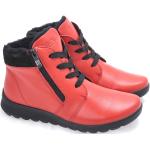 Dámské Zimní kotníkové boty Ara v červené barvě ze syntetiky ve velikosti 38 na zimu 