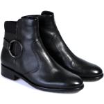 Dámské Kotníčkové boty na podpatku Ara v černé barvě v elegantním stylu ze syntetiky ve velikosti 41,5 s výškou podpatku 3 cm - 5 cm ve slevě 