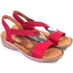 Dámské Sandály Ara v červené barvě v elegantním stylu na léto 