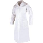 Dámské Pláště Ardon v bílé barvě z bavlny ve velikosti XXL s dlouhým rukávem 