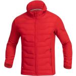 Pánské Zimní bundy s kapucí Ardon Prodyšné v červené barvě v elegantním stylu z nylonu ve velikosti 3 XL plus size 