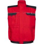 Pánské Pracovní vesty Ardon v červené barvě z bavlny ve velikosti XL na léto 