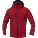 Pánské Zimní bundy s kapucí Ardon Nepromokavé v červené barvě z polyesteru ve velikosti 4 XL plus size 