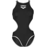 Arena Logo One Piece Swimsuit Womens Black/Silver 28