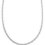 Pánské Stříbrné náhrdelníky v šedé barvě v lakovaném stylu z ocele lesklé 