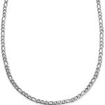 Pánské Stříbrné náhrdelníky v šedé barvě v lakovaném stylu z ocele lesklé 