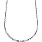 Pánské Stříbrné náhrdelníky v šedé barvě z ocele 