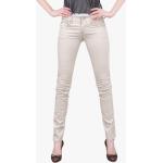 Dámské Slim Fit džíny Armani Jeans v pískové barvě z plátěného materiálu 