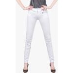 Dámské Slim Fit džíny Armani Jeans v bílé barvě z plátěného materiálu ve velikosti 5 XL 