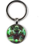 Arrival Přívěsek na klíče Mortal Kombat Ručně vyráběný přívěsek na klíče se skleněnou kopulí Scorpion Sub Zero Jewelry Steampunk