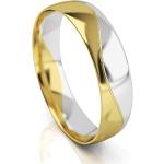 Art Diamond Pánský bicolor prsten ze zlata AUG276 62 mm