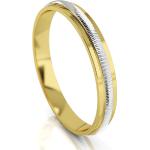 Art Diamond Pánský bicolor snubní prsten ze zlata AUG328 62 mm