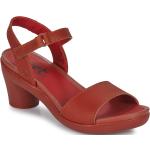 Dámské Sandály Art v červené barvě ve velikosti 41 s výškou podpatku 7 cm - 9 cm ve slevě na léto 
