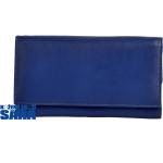 Kožené peněženky Arwel v modré barvě v elegantním stylu z kůže 