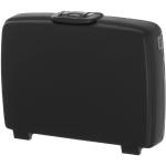 Plastové kufry Roncato v černé barvě z plastu s vnitřním organizérem 