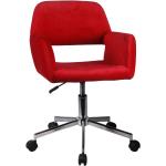 Kancelářské židle v červené barvě v moderním stylu čalouněné 
