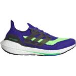Pánské Silniční běžecké boty adidas Ultra Boost 21 v modré barvě ve slevě 