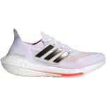 Dámské Silniční běžecké boty adidas Ultra Boost 21 v bílé barvě ve slevě 
