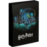 Školní batohy v černé barvě v lakovaném stylu s motivem Harry Potter 