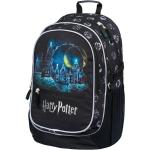 Batohy na notebook v černé barvě s držákem na láhev o objemu 25 l pro věk pro 2. stupeň s motivem Harry Potter 