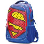 Anatomické školní batohy z polyuretanu s polstrovanými popruhy pro věk pro středoškoláky a teenagery s motivem Superman 