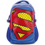 Dětské Anatomické školní batohy v moderním stylu s reflexními prvky o objemu 25 l pro věk pro 2. stupeň s motivem Superman 