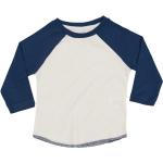 BIO Dětská trička s dlouhým rukávem BabyBugz v tmavě modré barvě z bavlny ve velikosti 12 veganské 
