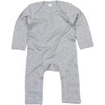 BIO Dupačky BabyBugz v šedé barvě z bavlny 