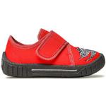 Pánské Domácí pantofle Superfit v červené barvě ve velikosti 28 na léto 