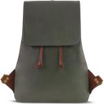 Bagind Daila Mash - Dámský kožený tmavě zelený batoh, ruční výroba, český design