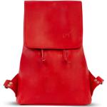Bagind Daila Red - Dámský kožený batoh červený, ruční výroba, český design
