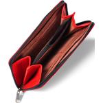 Dámské Kožené peněženky Bagind v červené barvě z kůže 