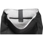 Dámské Kožené tašky přes rameno Bagind v černé barvě v minimalistickém stylu z hovězí kůže s kapsou na notebook 
