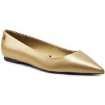 Dámské Elegantní baleríny Tommy Hilfiger ve zlaté barvě v elegantním stylu ve velikosti 37 do špičky 