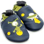 Chlapecké Barefoot boty Liliputi v modré barvě z kůže protiskluzové 