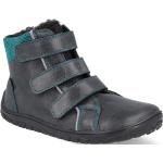 Chlapecké Barefoot boty v černé barvě z kůže ve velikosti 34 ve slevě na zimu 