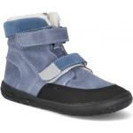 Chlapecké Barefoot boty Jonap v modré barvě z kožešiny ve velikosti 25 ve slevě na zimu 